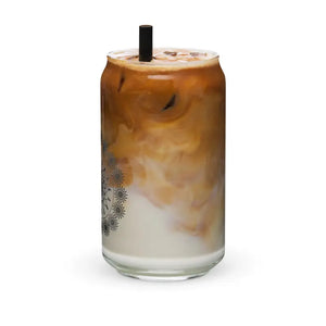 Paisley Print can Tumbler with Wooden Lid - Dipaliz - Tumblers