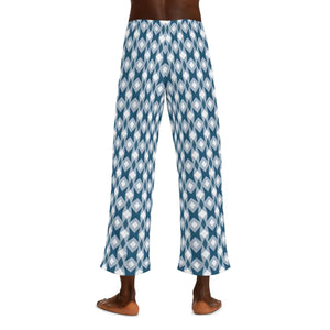 Retro Teal Star Geometric Men’s Pajama Pants (aop) - Pajamas