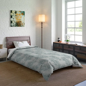 Palm Leaves Comforter – Polyester Bedding - Dipaliz - Quilts & Comforters