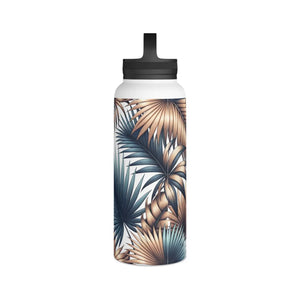 Palm Leaves Water Bottle Trio - Stainless Steel - Dipaliz - Bottles
