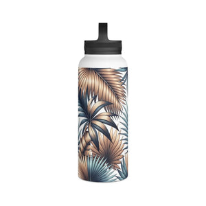 Palm Leaves Water Bottle Trio - Stainless Steel - Dipaliz - Bottles