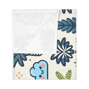 Palm Trees Baby Swaddle Blanket – Soft Jersey - Dipaliz - Swaddling Blankets