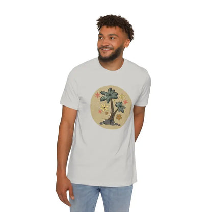 Unisex Deluxe Tee: Stylish Palm Tree Vibes - T-shirt