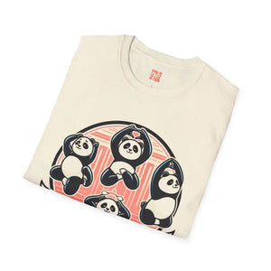 Panda Journey Unisex Ring-spun Cotton Animal Lovers Tee - Dipaliz - T-shirts