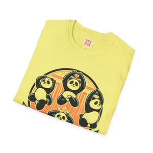 Panda Journey Unisex Ring-spun Cotton Animal Lovers Tee - Dipaliz - T-shirts
