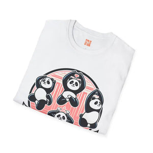 Panda Journey Unisex Ring-spun Cotton Animal Lovers Tee - Dipaliz - T-shirts
