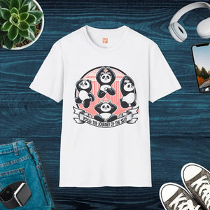 Panda Journey Unisex Ring-spun Cotton Animal Lovers Tee - Dipaliz - Xs / White - T-shirts
