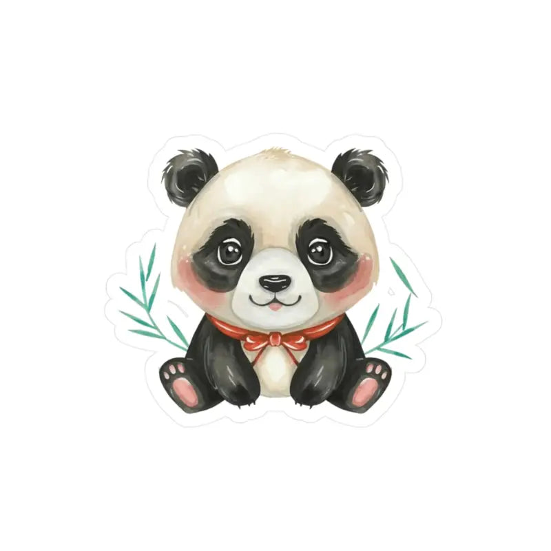 Panda Kiss Cut Vinyl Decals: Add Style & Charm Anywhere! - 3’’ x 4’’ / Kiss-cut / Satin Paper Products