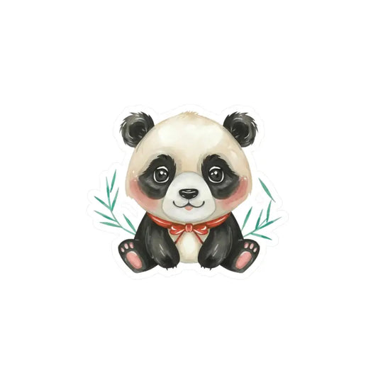 Panda-tastic Kiss Cut Vinyl Decals: Style Up your Space - 4’’ x 6’’ / Kiss-cut / Satin Paper Products