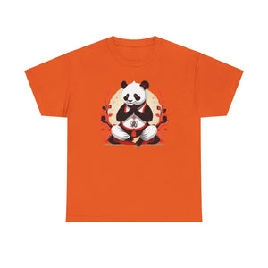 Panda Yoga Unisex Deluxe Tee - Combed Ringspun Cotton - Dipaliz - T-shirts