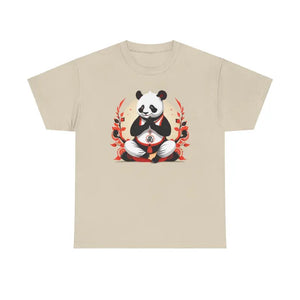Panda Yoga Unisex Deluxe Combed Ringspun Cotton Tee - Dipaliz - T-shirts