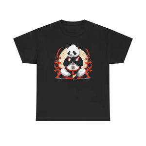 Panda Yoga Unisex Deluxe Combed Ringspun Cotton Tee - Dipaliz - T-shirts