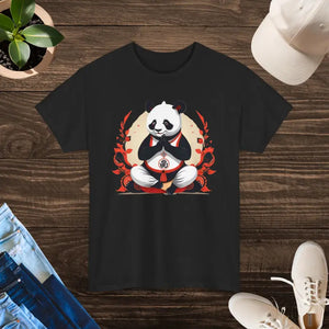 Panda Yoga Unisex Deluxe Combed Ringspun Cotton Tee - Dipaliz - Black / s - T-shirts