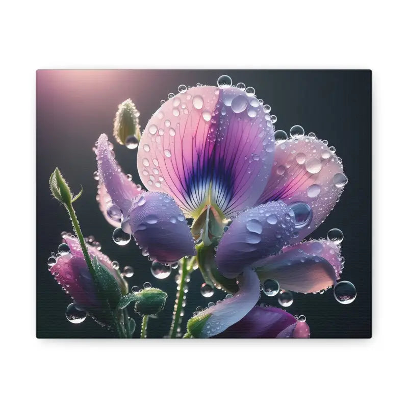 Vibrant Pansy Canvas Gallery Wraps: Transform your Space - 10″ x 8″ / 1.25’’