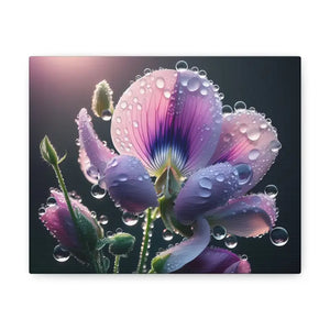 Canvas - Vibrant Pansy Gallery Wraps Artist Grade Cotton - Dipaliz 10″ x 8″ / 1.25’’