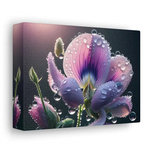 Canvas - Vibrant Pansy Gallery Wraps Artist Grade Cotton - Dipaliz