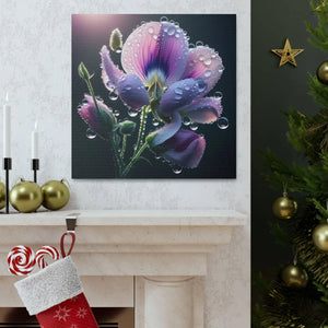 Vibrant Pansy Canvas – Artist-grade Cotton - Dipaliz - Prints