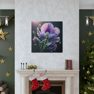 Vibrant Pansy Canvas – Artist-grade Cotton - Dipaliz - Prints
