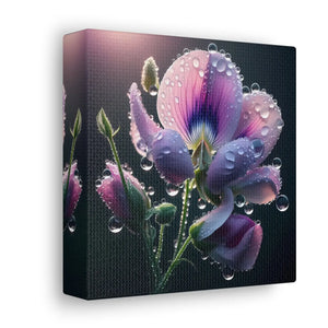 Vibrant Pansy Canvas – Artist-grade Cotton - Dipaliz - Prints