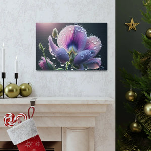 Vibrant Pansy Canvas – Artist-grade Cotton - Dipaliz - Prints