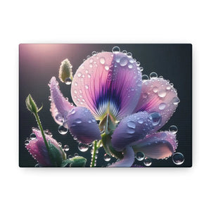 Vibrant Pansy Canvas – Artist-grade Cotton - Dipaliz - Prints