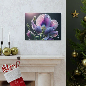 Vibrant Pansy Canvas – Artist-grade Cotton - Dipaliz - Prints