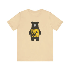 Papa Bear Tapered Fit Tee - Comfiest Unisex - Dipaliz - T-shirts