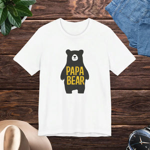 Papa Bear Tapered Fit Tee - Comfiest Unisex - Dipaliz - T-shirts