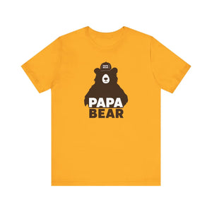 Ultimate Unisex Jersey Papa Bear Comfy Crew’s Cotton - Dipaliz - T-shirts