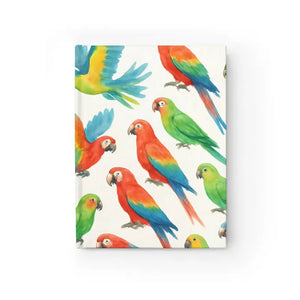 Parakeets Garden Journal - Colorful Watercolor Notebook - Dipaliz - Notebooks & Notepads