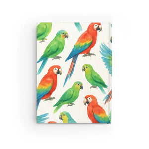 Parakeets Garden Journal - Colorful Watercolor Notebook - Dipaliz - Notebooks & Notepads