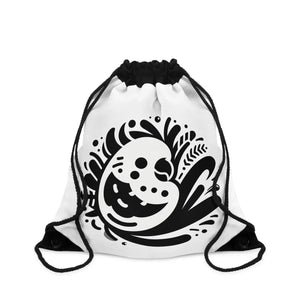 Black Outdoor Drawstring Bag - Beach Days - Dipaliz - Backpacks