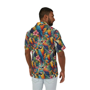 Vibrant Men’s Hawaiian Camp Shirt - All-over Print - Dipaliz - Shirts