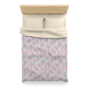 Microfiber Duvet Cover - Pastel Abstract Floral Pattern - Dipaliz - Covers
