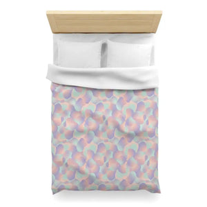 Microfiber Duvet Cover - Pastel Abstract Floral Pattern - Dipaliz - Covers