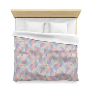 Microfiber Duvet Cover - Pastel Abstract Floral Pattern - Dipaliz - Covers