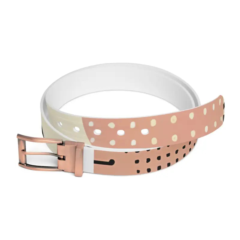 Elevate your Style with the Pastel Abstract Pattern Belt - Accessories