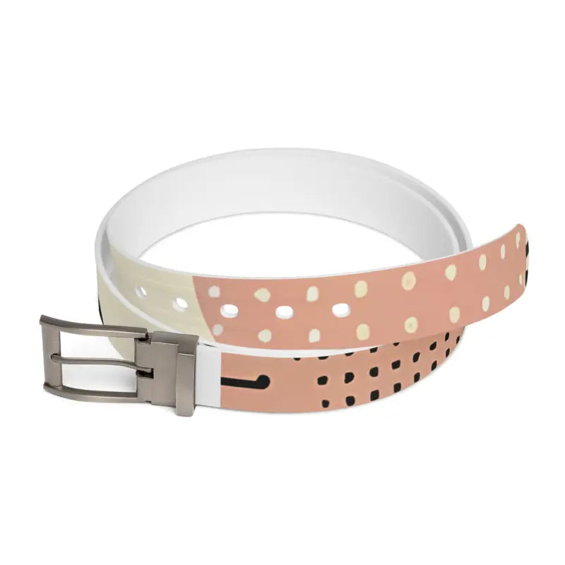 Elevate your Style with the Pastel Abstract Pattern Belt - Accessories