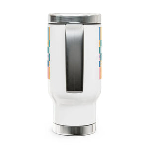 Chic Pastel Pattern Stainless Steel Travel Mug - Dipaliz - Mugs