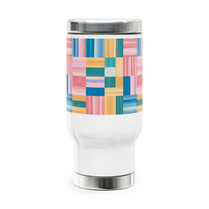 Chic Pastel Pattern Stainless Steel Travel Mug - Dipaliz - Mugs