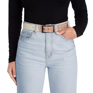 Pastel Abstract Pattern Belt - Eco-friendly Gift - Dipaliz - Belts