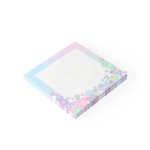 Pastel Baby Shower Note Pads - Cute Icons Sticky Notes - Dipaliz - 3’’ x / White - Paper Products