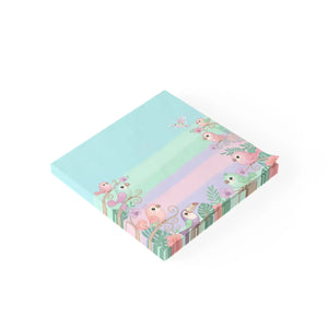 Pastel Bird Sticky Notes - Hand-drawn Tropical - Dipaliz