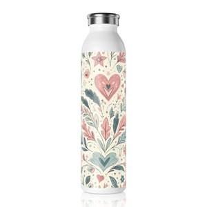 Pastel Water Bottle Modern Design Sleek Style - Dipaliz - 20oz / White - Bottles