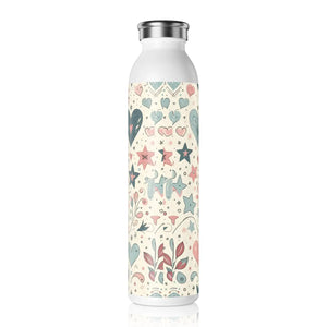 Pastel Water Bottle - Sleek Modern Design for Women - Dipaliz - 20oz / White - Mug