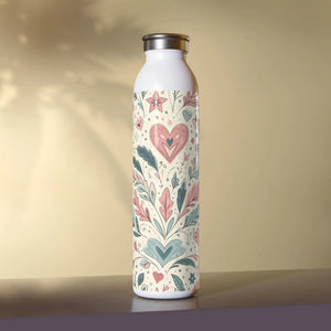 Pastel Water Bottle - Sleek Modern Design for Women - Dipaliz - 20oz / White - Mug