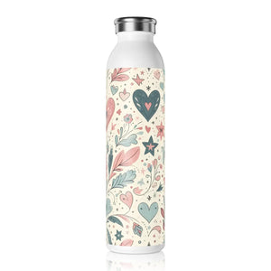 Pastel Water Bottle - Sleek Modern Design for Women - Dipaliz - 20oz / White - Mug