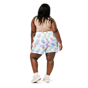 Pastel Cloud Unisex Athletic Shorts | Upf50+ Recycled Fabric Long - Xs