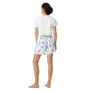 Pastel Cloud Unisex Athletic Shorts | Upf50+ Recycled Fabric Long - Xs