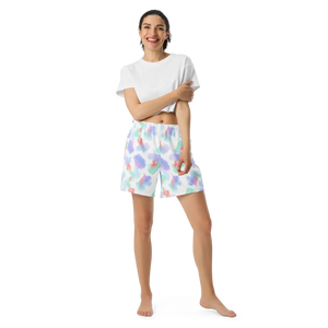 Pastel Cloud Unisex Athletic Shorts | Upf50+ Recycled Fabric Long - Xs